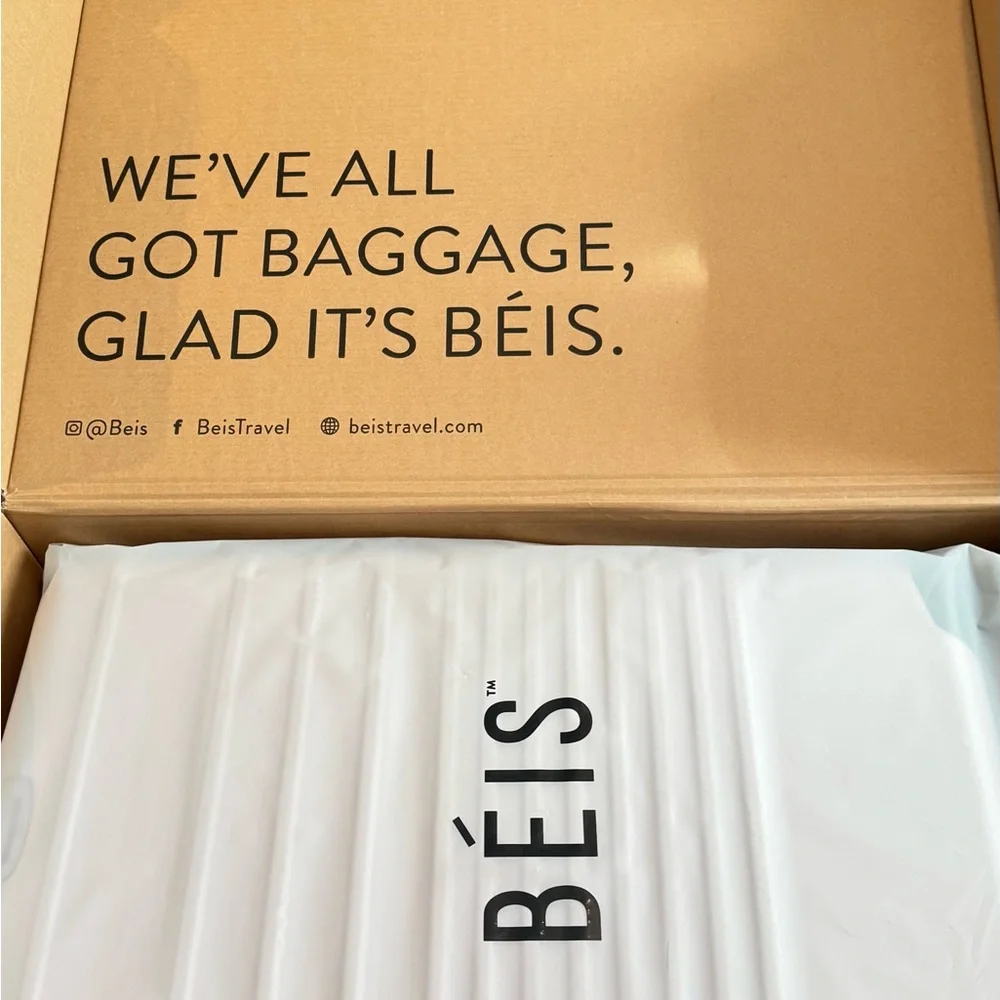 NEW BEIS Medium Check-In Roller 
in Atlas Pink - Picture 3 of 5